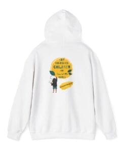 “Art Nourishes Children” Hooded Sweatshirt - Image 3